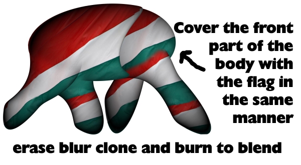 Creation of Hungarian Flagasaurus: Step 7